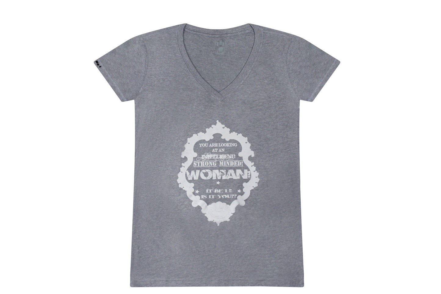 STRONG MINDED WOMAN MIRROR V-NECK